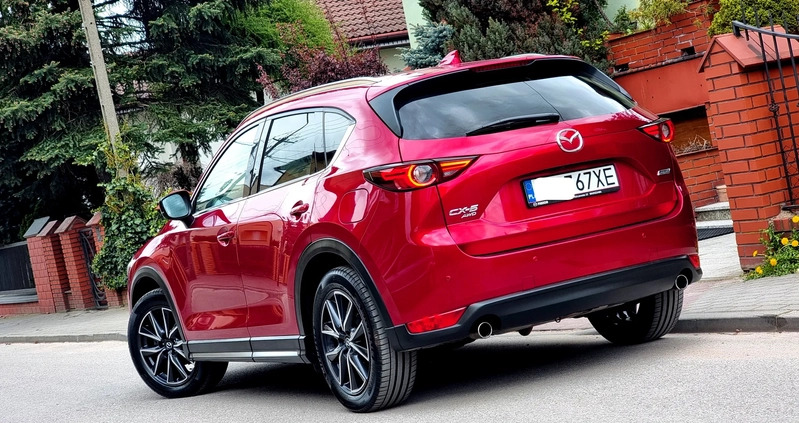 Mazda CX-5 cena 116900 przebieg: 76000, rok produkcji 2017 z Sierpc małe 781